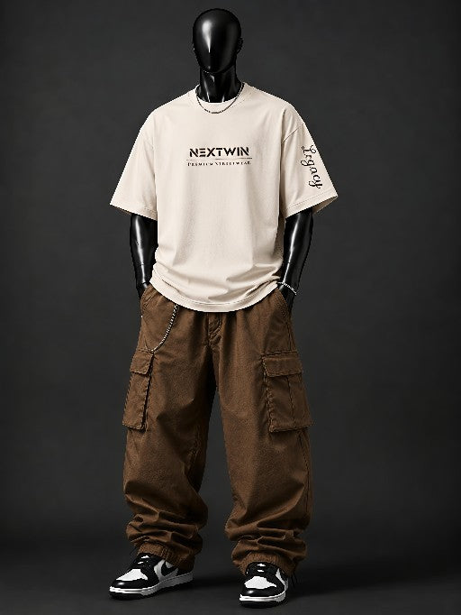 NEXTWIN Legacy Glory Oversized T-Shirt | Premium Streetwear | 240 GSM Cotton