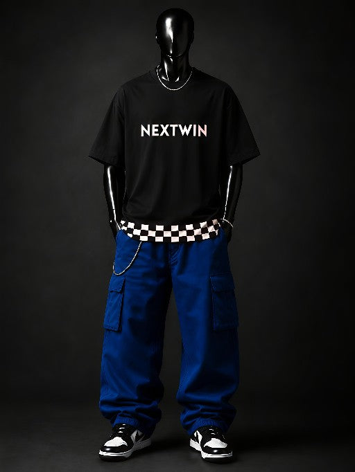 NEXTWIN Start Now Oversized T-Shirt | Premium 240 GSM Cotton | Motivational Graphic Streetwear Tee